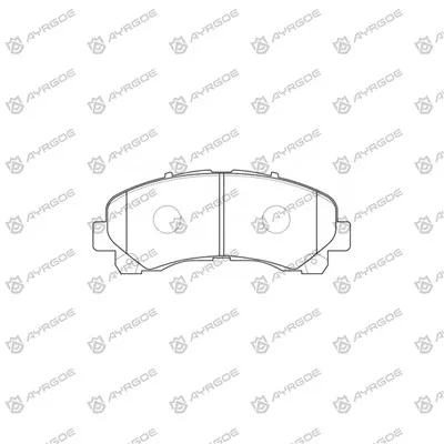 Brzdové doštičky PN0822 pre Chevrolet Trailblazer 31UX